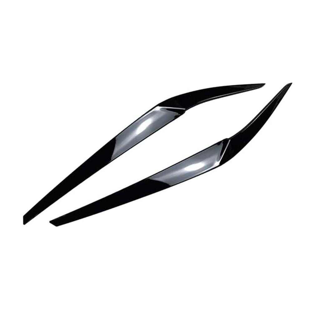 Глянцевая черная накладка на фары для BMW 5 серии G30 525i 530i 2017-23