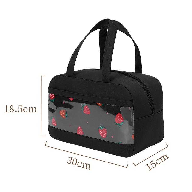 Portable Lunch Bag Woman Insulated Thermal Lunch Box Cooler Handbag Food Bag Carrier for Office School Travel Picnic 2025 Gift