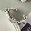 Fashion Hot-selling Versatile Irregular Bracelet, Personality Exaggerated Ancient Wrinkled Smooth Open Bracelet Bracelet