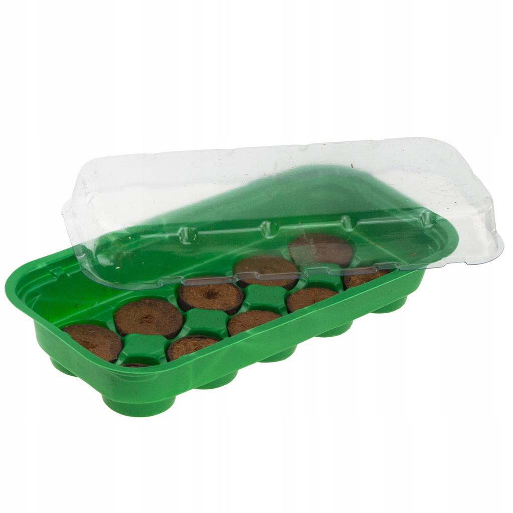 Gardenline Miniszklarnia Do Kiełkowania + 10 Krążków Torfowych Eda8556