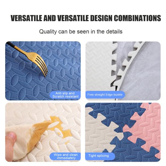 Yousheng, 12 шт., очень толстый коврик для йоги, высокая плотность, пена EVA, блокирующая напольная плитка, домашний тренажерный зал, фитнес-площадка для упражнений, подушка, оборудование для тренировок