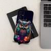 Милая C-Цветная Сова B-Птица Для Samsung Galaxy A73,31,71,53,32,72,Note,22,41,8,9,52,J7,Мягкий Черный Силиконовый Чехол