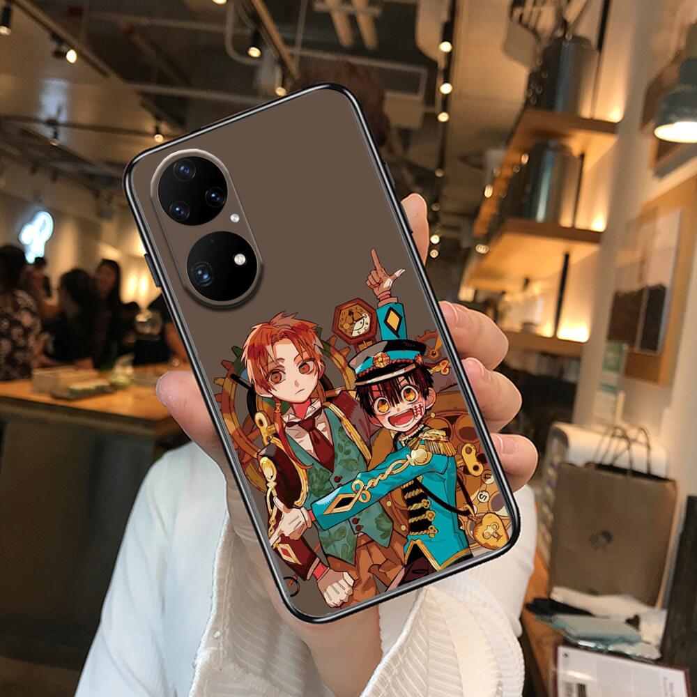 Чехол для телефона с рисунком «Ханако-Кун» в стиле аниме для Huawei p50 P40 p30 P20 10 9 8 Lite E Pro Plus, черный чехол Etui с рисунком Hoesjes com