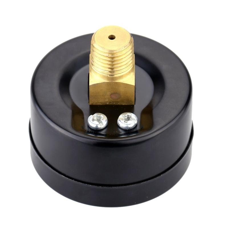 AT21-2X Pressure Gauge - 0 - -30Inhg 0 - -1 Bar Mini Dial Air Vacuum Pressure Gauge Pressure Gauge Pressure Gage Black