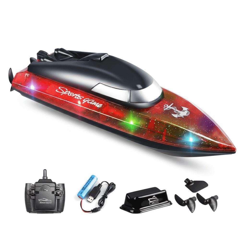Waterproof RC Speedboat Toy High Speed Electric Boat Toy New Racing Boat Toy Summer Gifts