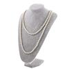Sweet Luxury Korean Style Long Necklace Imitation Pearl Sweater Chain Clavicle Chain Women Choker