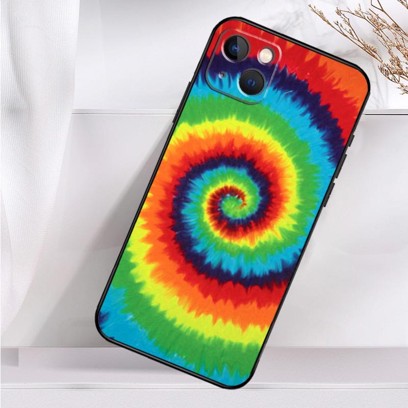 Trippy Tie Dye Hippie Art Phone Case For iPhone 16 15 14 13 12 11 Pro Max Mini X XR XS Max 7 8 Plus Back Cover