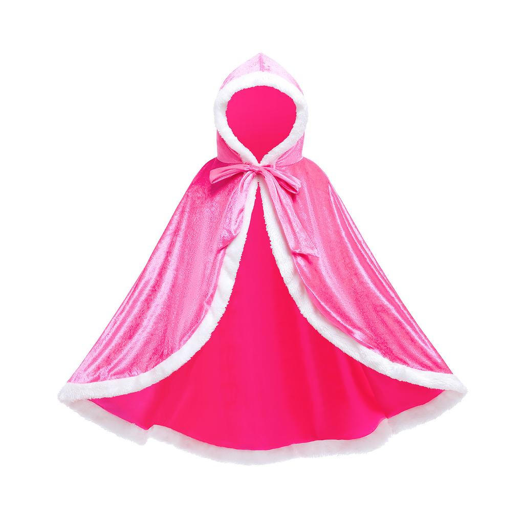 Christmas girl dress Halloween children's cape Frozen Elsa cape Snow White baby cape