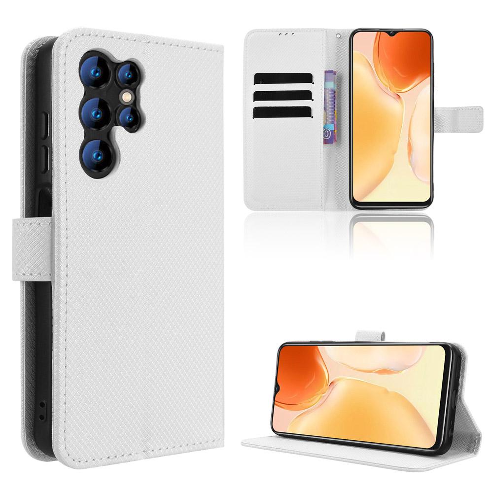 Flip Cover for Oukitel C1/C1 Pro PU Leather Full-Body Protection Shockproof Durable Retro Phone Case