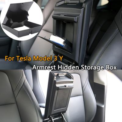 Скрытый ящик для хранения в центральной консоли из АБС-пластика для Tesla Model 3 Y 2017 2018 Аксессуар