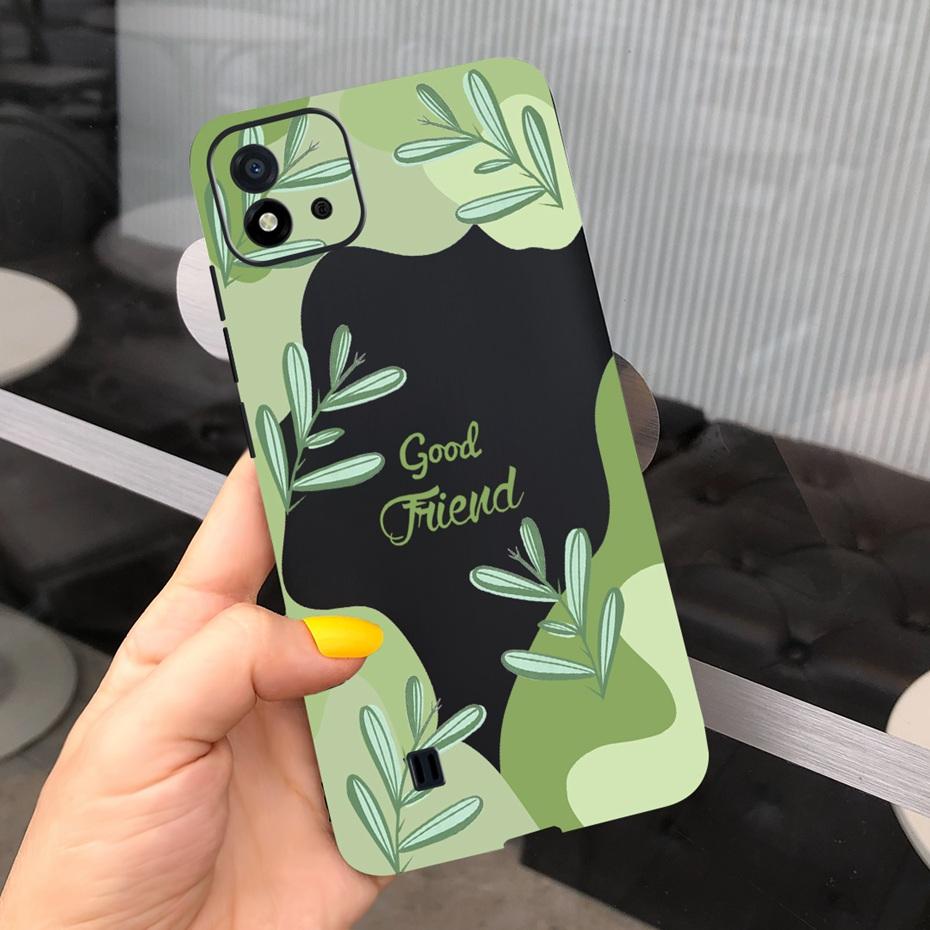 Красивый узор Чехол для телефона Для Realme C11 2021 C 11 2020 RMX2185 Макарон Силиконовые Мягкие Чехлы Обложка Для Realme C11 (2021) RMX3231