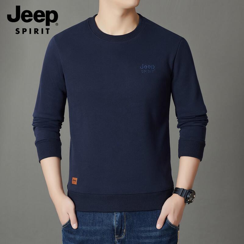 JEEP SPIRIT Men's Round Neck Sweatshirt