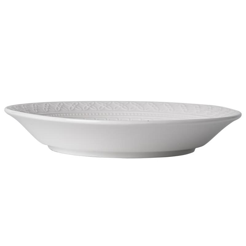Jingdong Jingzao Embossed Ceramic Dinner Plates