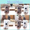 Miniature West Highland Dog Plush Keychain Bag Pendant Pp Cotton Toys Plush