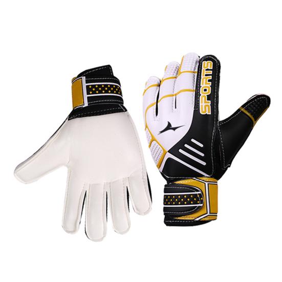 1 Pair Professional Soccer Goalie Gloves with Double Protection Non-Slip Wear-resistant Rubber Football Gloves Goalkeeper Gloves Sports Protective