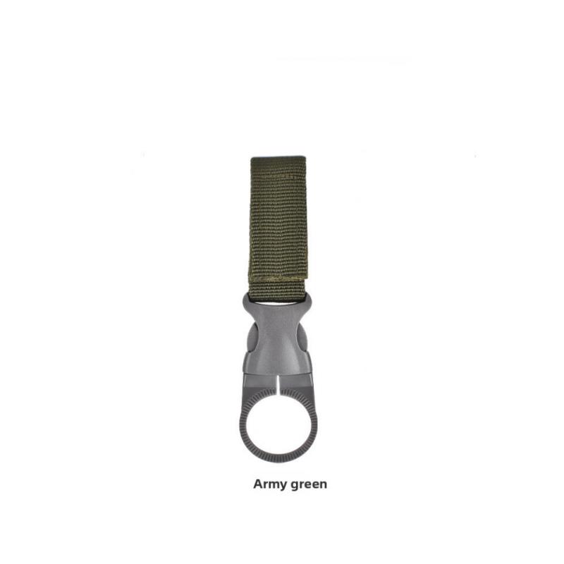 Webbing Water Bottle Holder Climbing Carabiner Belt Backpack Hanger Hooks Clip Multifunction Water Bottle Nylon Buckle Hook Clip 4