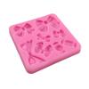 Cute Cartoon Bow Knot Resin Art Molds Silicone Fondant Mould Cake Decoration Tools Pastry Kitchen Baking Accessories Set