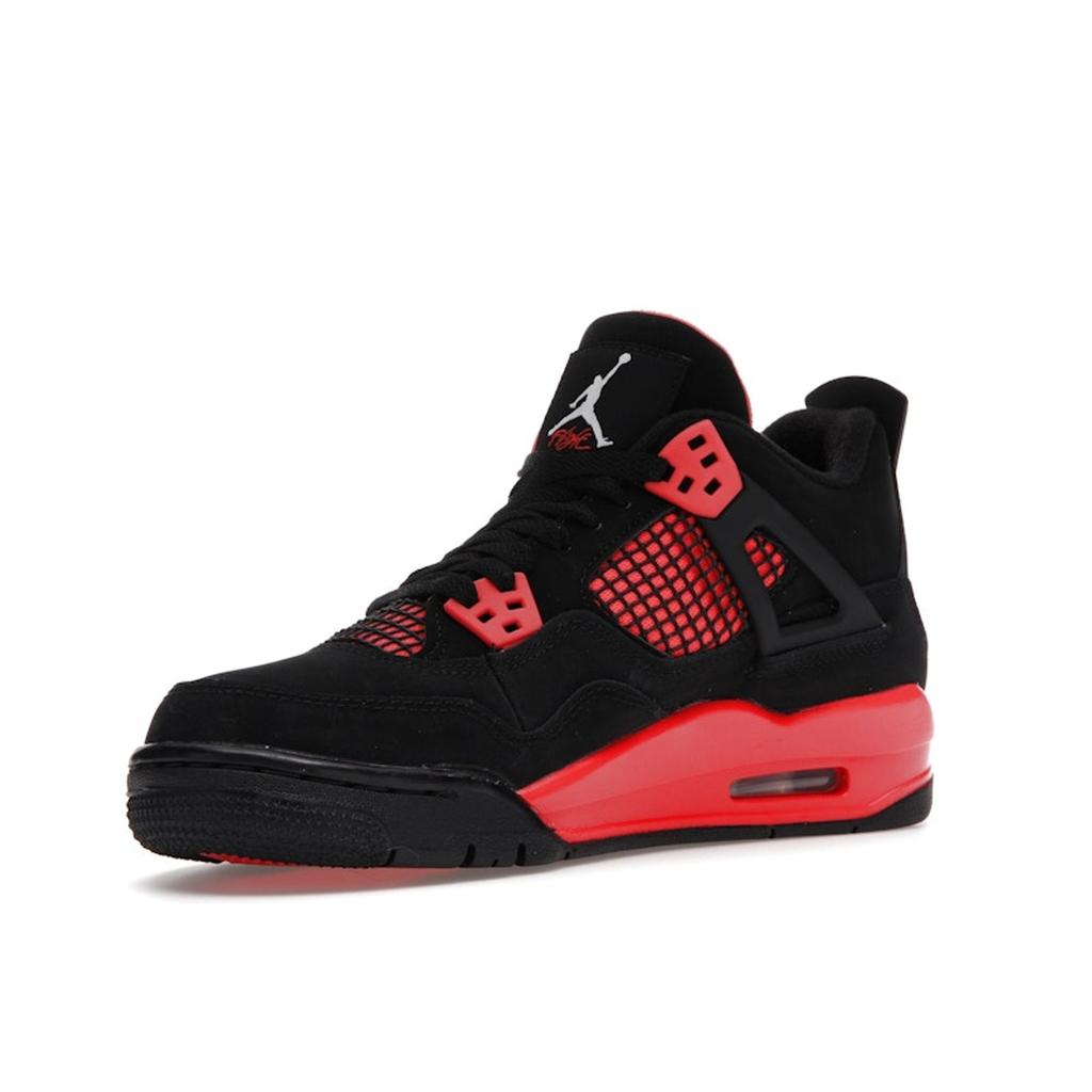 Детские кроссовки Air Jordan 4 Retro GS Red Thunder Black Multi-Color Crimson 408452-016