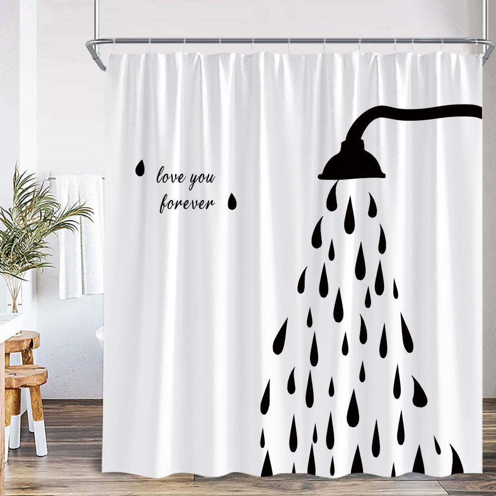 Смешная мультяшная шторка для душа с животными, морская жизнь, купающийся пес, кошка, декор для детской ванной комнаты, детская полиэстеровая занавеска для ванны с крючками