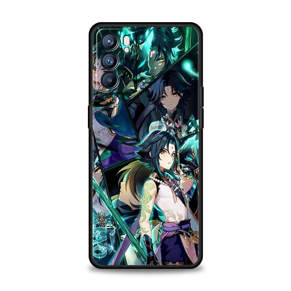 Case For Oppo Find X6 Pro X5 A54 A53 A52 A9 A15 A95 A17 A16 A76 A74 A57 A31 Reno8 Reno7 Reno6 Pro 5G Cover Genshin Impact Ayato