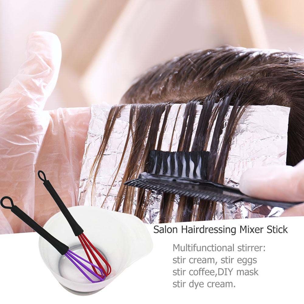 Styling Tool Barber Hair Tint Tools Dye Cream Whisk Stirrer Hair Dyeing Brush Hair Color Mixer