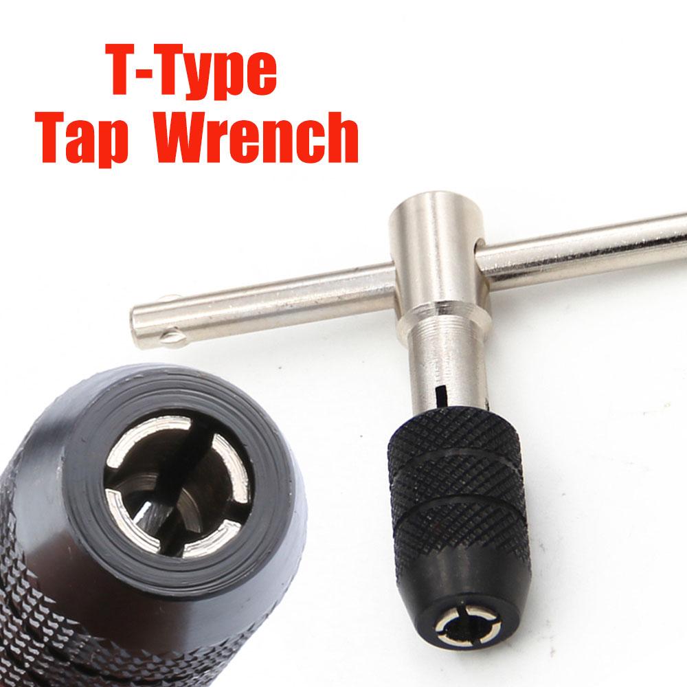 1 набор ручных гаечных ключей T-типа от 3 мм до 6 мм, набор инструментов для нарезания резьбы, набор ручных гаечных ключей для нарезания резьбы от M6 до M8