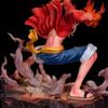Фигурка Monkey D Luffy Gear 2 Огненный Кулак Луффи Эйс Боевая Форма Аниме Фигурка Настольное Украшение Коллекционная Модель Игрушка Подарки