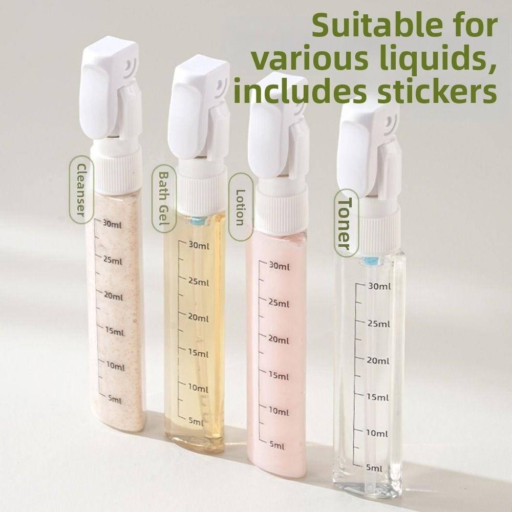 4 in 1 Empty Bottle Kit Leak Proof Liquid Dispenser Bottle Shampoo Empty Container Business Trip