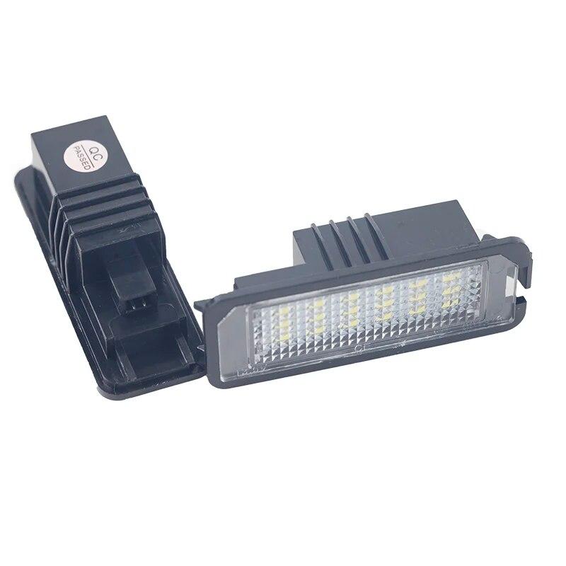 1 пара 12 В 18 светодиодных ламп для автомобильного номерного знака, задние фонари для VW GOLF 4 5 6 GTI Passat B6 Lupo Scirocco Polo