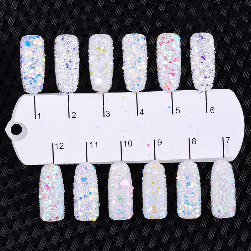 1g Holographic Shiny Nail Art Glitter Powder Dust Decor Sequins Chrome Pigment