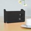 Sturdy Plastic Shelf Organizers Holds Router TV Box Optimizes Desk Space