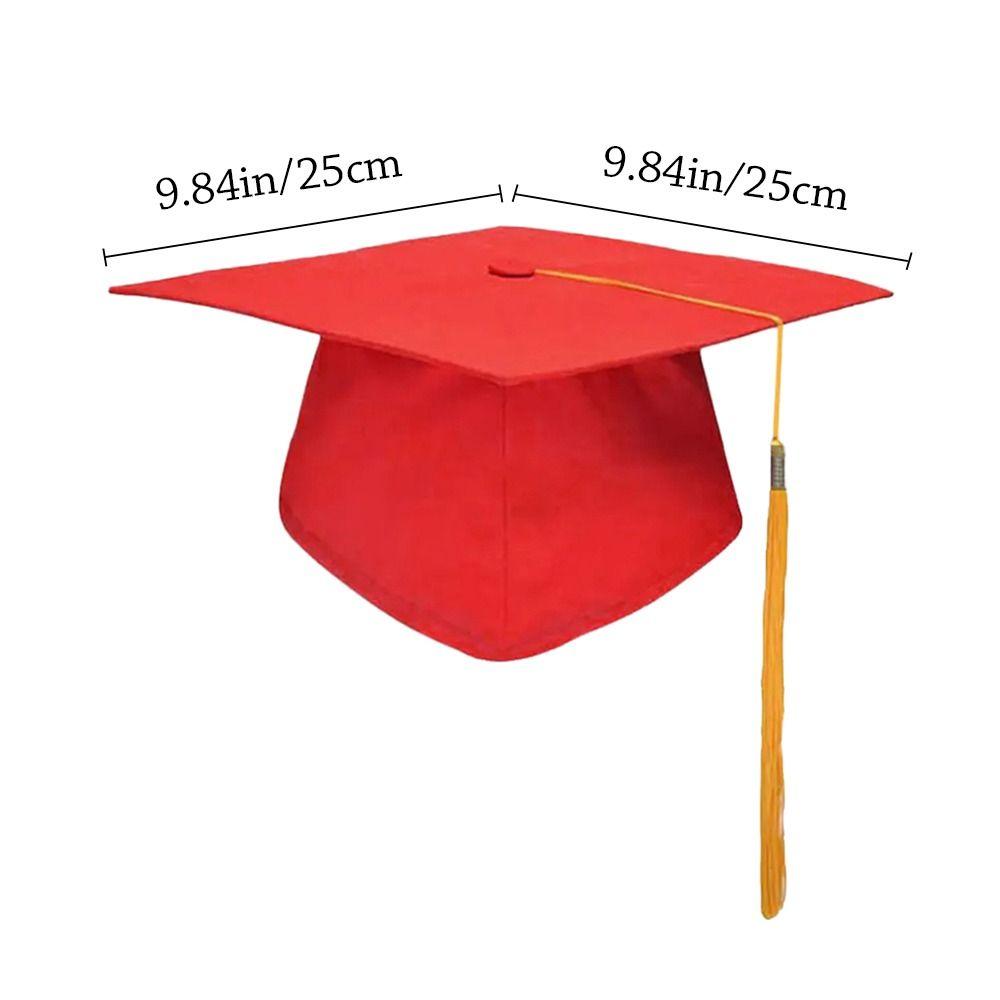 Congrats Grad Mortarboard Cap Degree Ceremony Party Supplies Unisex Graduation Hat