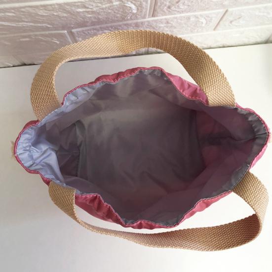 Портативная сумка для ланча на шнурке с ручкой, большой вместимости, многоцелевая, водонепроницаемая, сумка для хранения, переноска для бенто-бокса