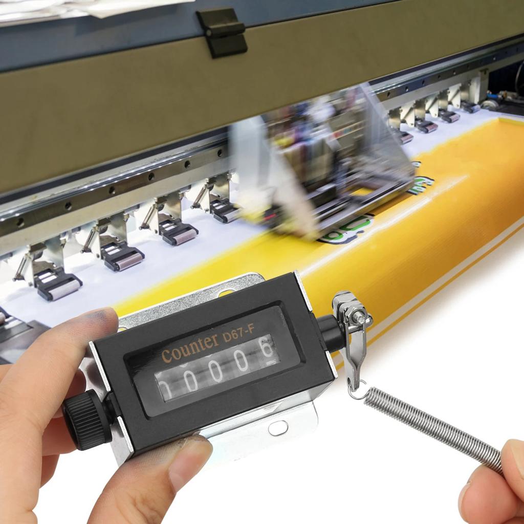 D67F 5-разрядный механический сбрасываемый ручной счетчик тактов с ручным приводом, сбрасываемый механический счетчик, механический счетчик щелчков