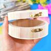 Exquisite Handmade Gift Round Wooden Box Jewelry Box