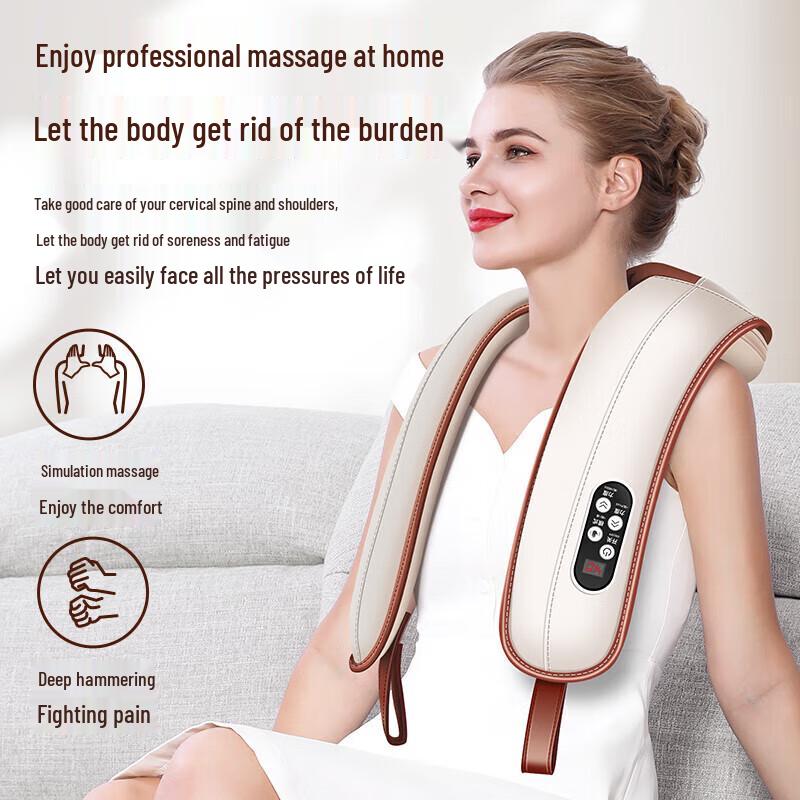 Aux Multi-functional Neck & Shoulder Shawl Massager CN plug (adapter included)