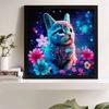 Новое поступление 5D DIY Полный круг Алмазная мозаика «Цветы и кошки» Вышивка Крестиком Декор для дома Подарок