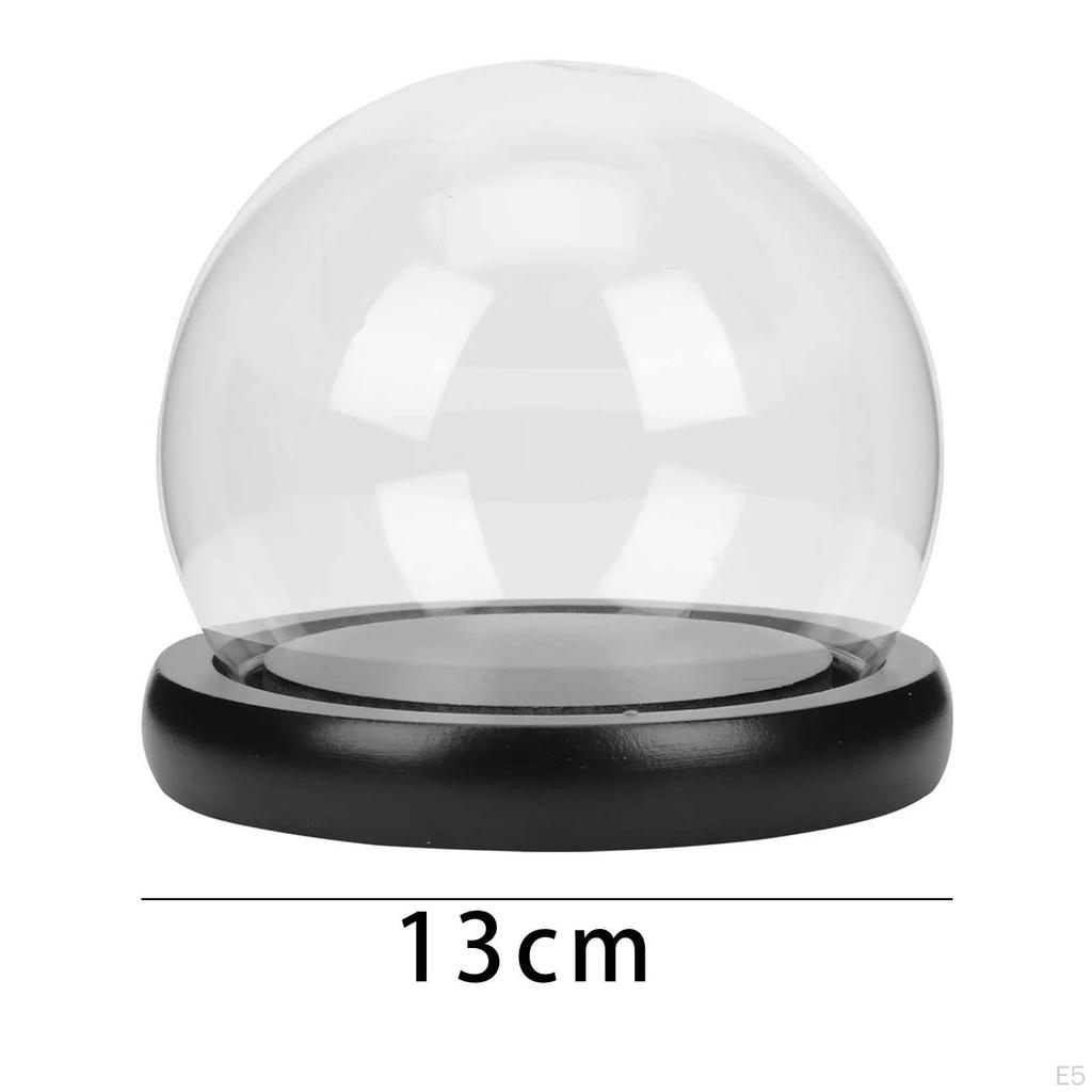 Cloche Glass Dome Valentines Day Gifts for Her Women Dollhouse Accessories Decor