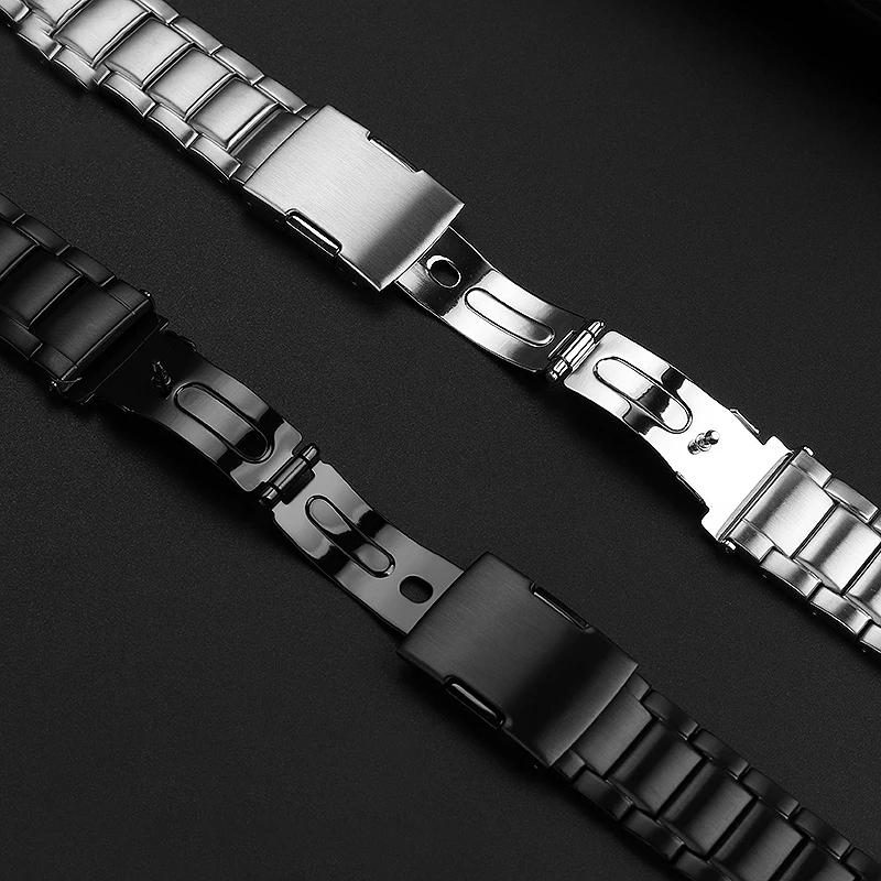 Рельефный стальной браслет для серии Casio EDIFICE EQW-M1100 EQW-A1000 ремешок для часов стальной ремешок для часов 13 мм мужской браслет
