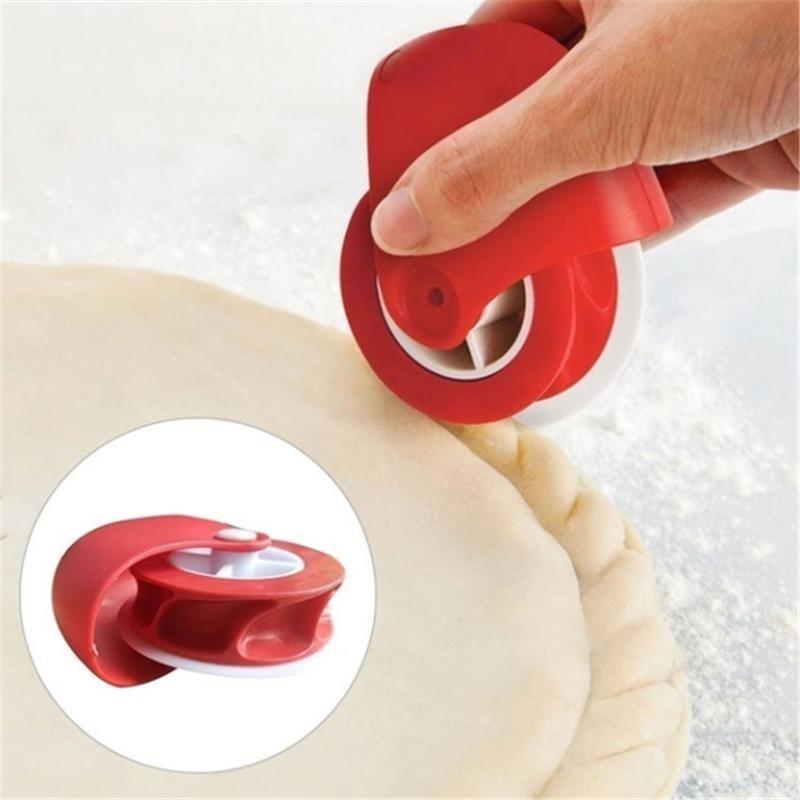Pastry Pie Decoration Cutter Plastic Wheel Roller Noodle Pastry Lattice Cutter Baking Tool