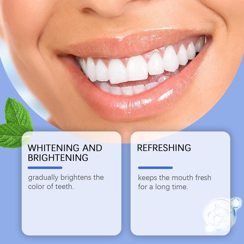 Baking Soda Probiotic Whitening Toothpaste Remove Yellow Teeth Stain Tartar Brighten Dental Protect Gum Fresh Mouth Oral Care