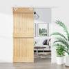 VidaXL Sliding Door and Hardware Kit 70x210 Cm Solid Pine, Interior Door, Interior Barn Door 3203161
