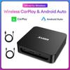 Wired To Wireless CarPlay Android Auto Adapter USB Type C Plug and Play 2 In 1 Adapter WiFi Fast Connection Auto Car Box