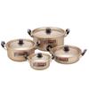 Hokuriku Aluminum 28cm Pot Gas Stove Pure Oxalic Made in Japan Double-Handled [For Only] Lightweight, Acid, Flavorful,