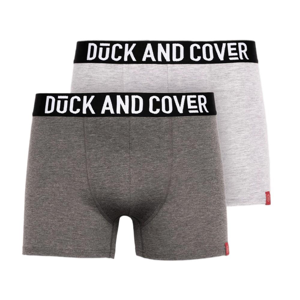 Duck and Cover Mens Darton Marl Boxer Shorts (Pack of 2)
