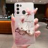 Задняя крышка для Tecno Spark 8C Чехол Прозрачный Роскошный Модный Эстетичный Бабочка Цветок Мягкий ТПУ Силиконовый Чехол для телефона Tecno KG5k KG5j