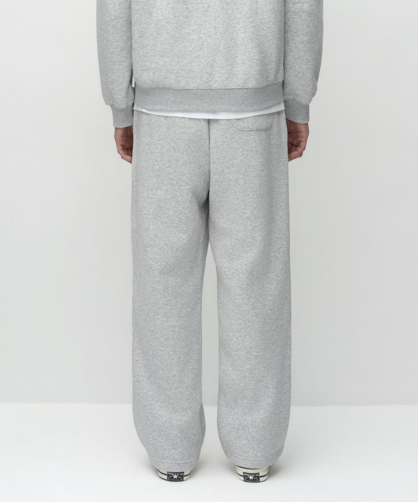 MUSINSA STANDARD Brushed Lounge Sweatpants [Melange Light Gray]
