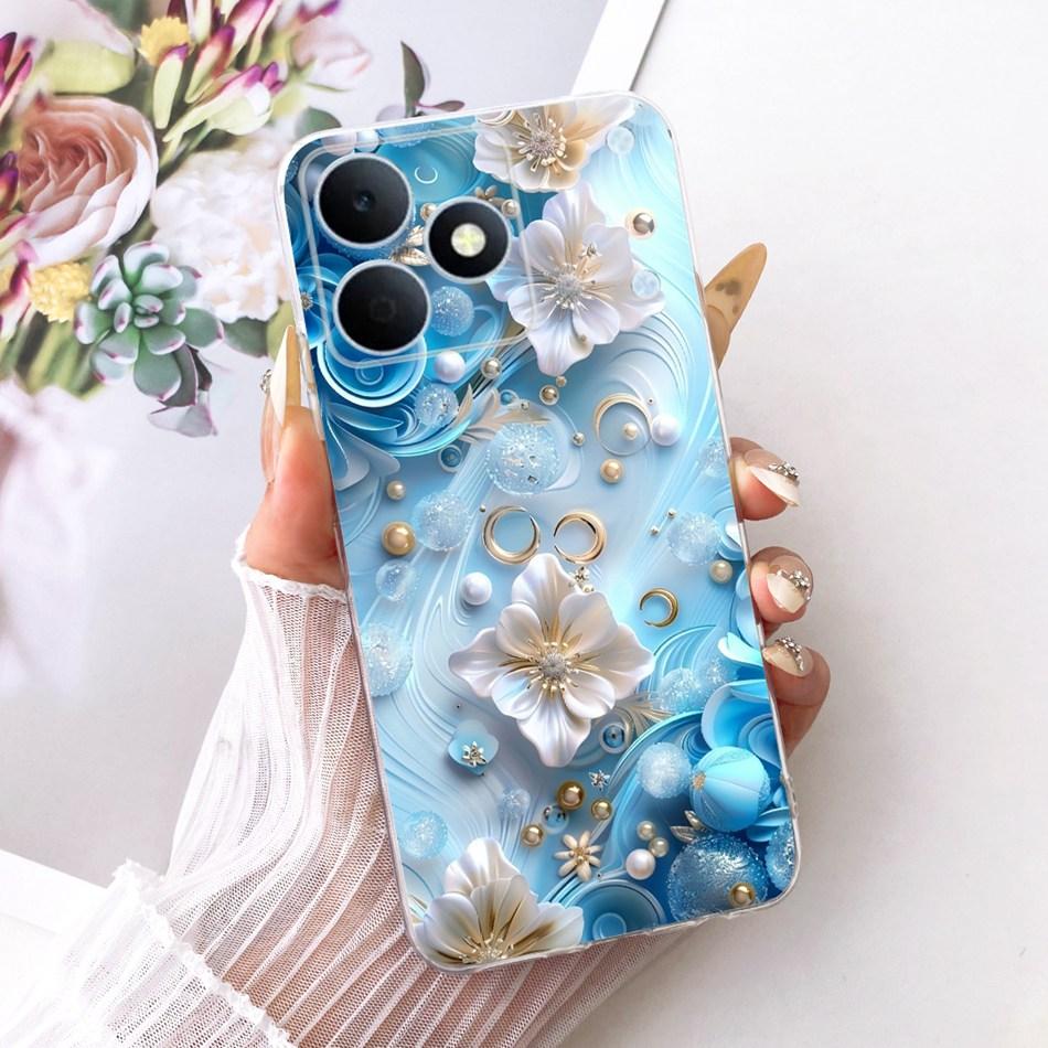 For Realme Note 80 2026 Cute Flower Butterfly Cat Painted Case For Realme Note80 RMX5388 Soft Silicone TPU Phone Cases