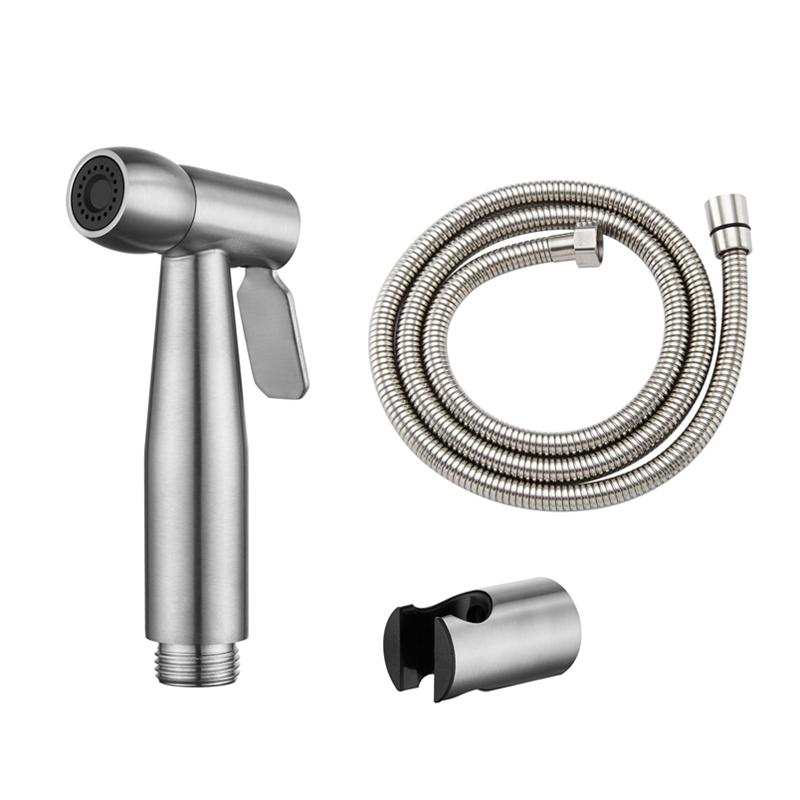 Modern 304 Stainless Steel Shower Mixer Bidet Hand Spray ABS Toilet Shattaf Set for Hotels Easy to Use