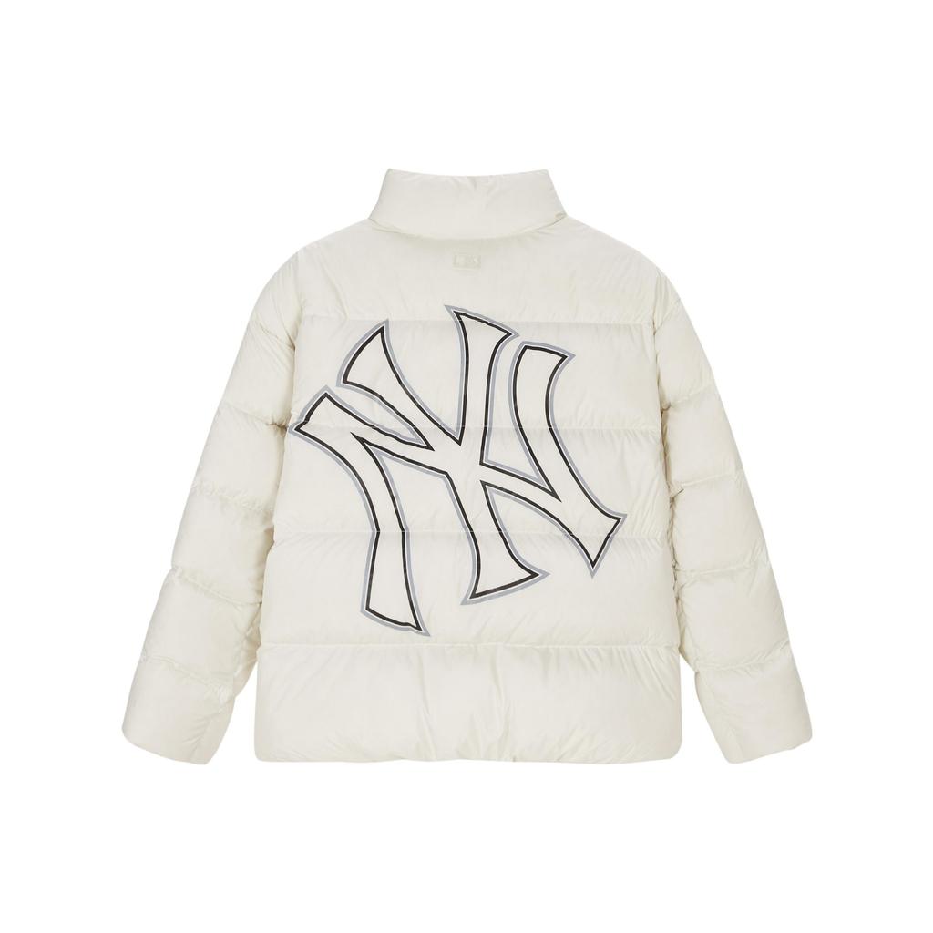 New MLB Down Jackets Unisex Cream 3ADJB0436-50CRS